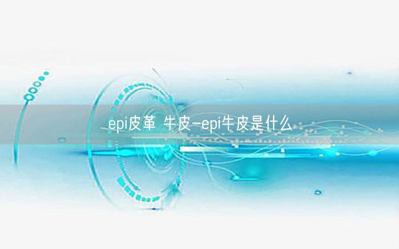 epi皮革 牛皮-epi牛皮是什么