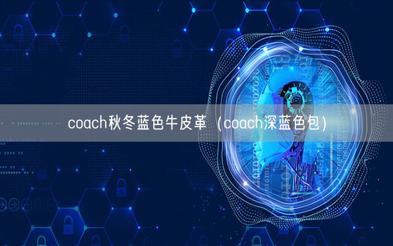 coach秋冬蓝色牛皮革（coach深蓝色包）