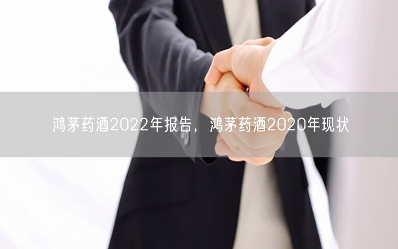 鸿茅药酒2022年报告，鸿茅药酒2020年现状