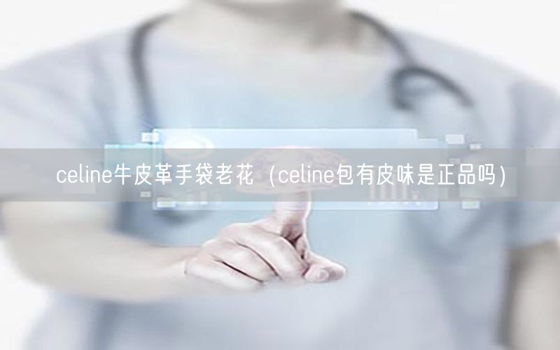 celine牛皮革手袋老花（celine包有皮味是正品吗）